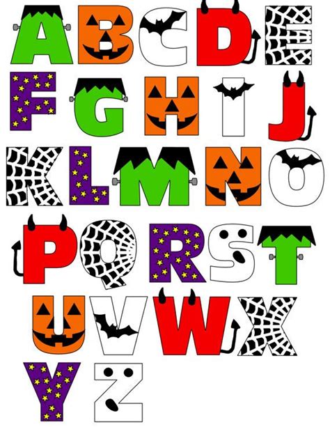 Halloween Letter Printables